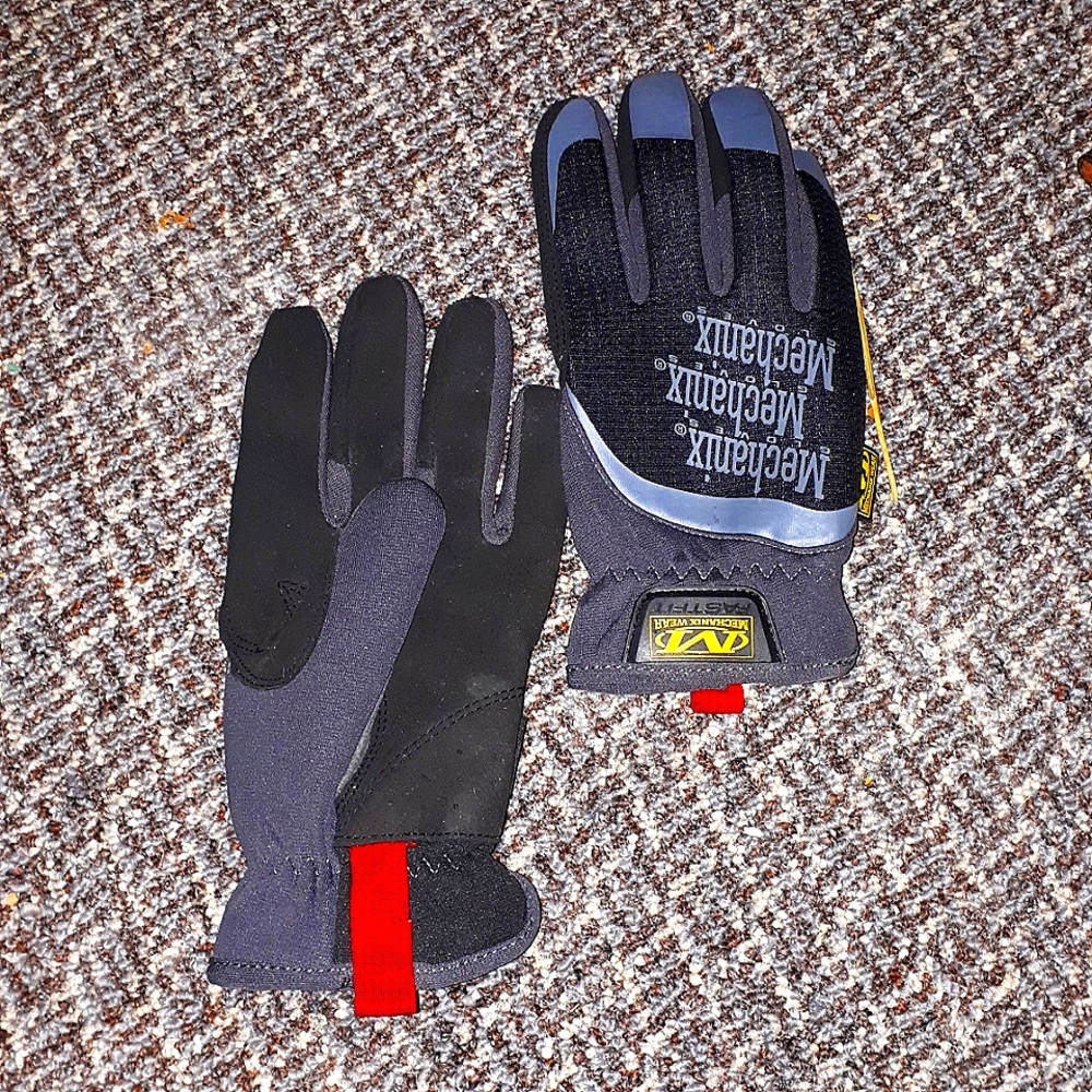 Mechanix Fasfit Gloves Large Grey/Black NWOT never worn